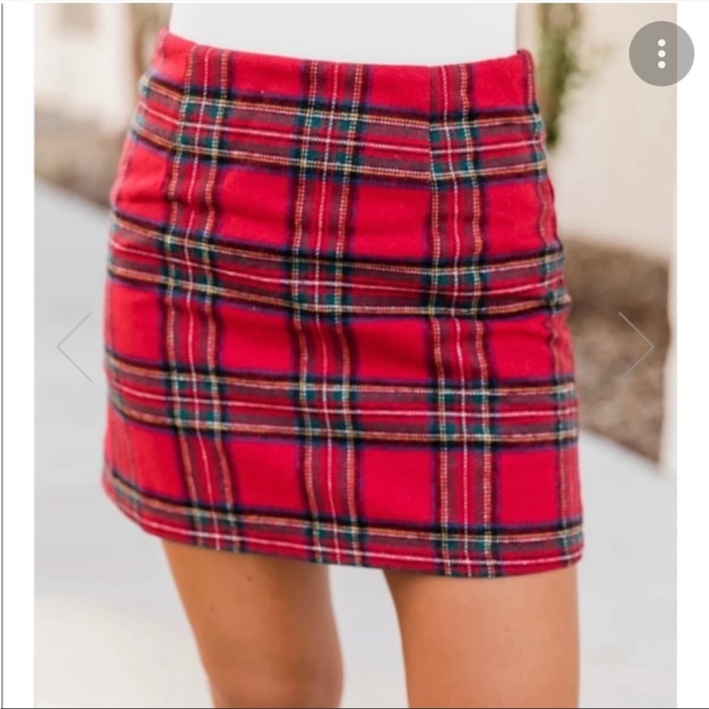 Pink Lily Tartan skirt ❤️